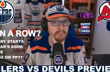 Pre-Game Report: Edmonton Oilers vs New Jersey Devils