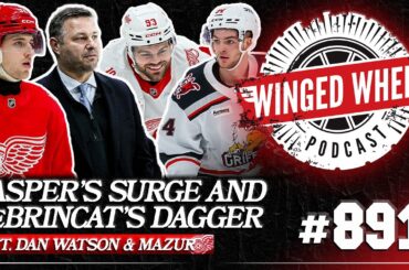 KASPER'S SURGE, DeBRINCAT'S DAGGER, & PANARIN? ft. Dan Watson & Carter Mazur - Winged Wheel Podcast