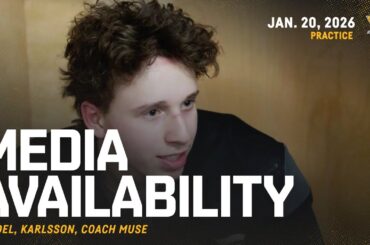 Kindel, Karlsson, Muse Media Availability (1.20.26) | Pittsburgh Penguins
