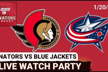 LIVE: Ottawa Senators vs Columbus Blue Jackets - NHL Watch Party - January 20, 2026