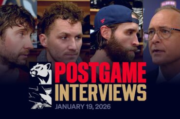 Postgame Reaction vs Sharks | 01.19.26