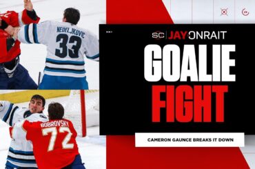 What did you think of goalie fight between Bobrovsky and Nedeljkovic?