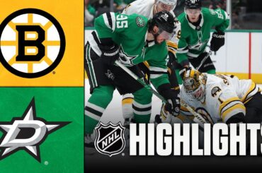 Bruins vs. Stars | NHL Highlights | January 20, 2026