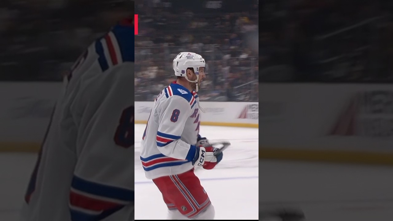 THE CAPTAIN BRINGS IT HOME 😮‍💨 #nyr #hockey #nhl #jtmiller #goal