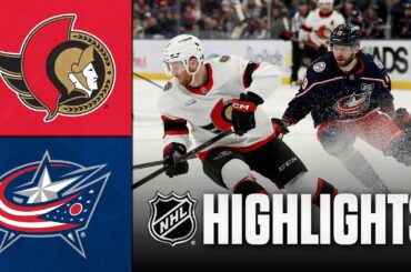 Senators vs. Blue Jackets | NHL Highlights | January 20, 2026