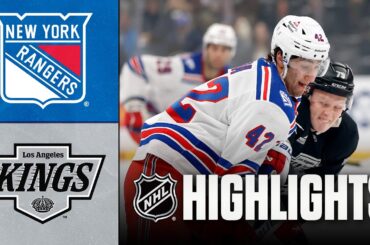 Rangers vs. Kings | NHL Highlights | January 20, 2026