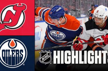 Devils vs. Oilers | NHL Highlights | January 20, 2026