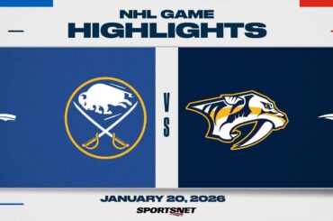 NHL Highlights | Sabres vs. Predators - January 20, 2026