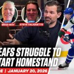 Maple Leafs Struggle To Start Crucial Homestand | Real Kyper & Bourne