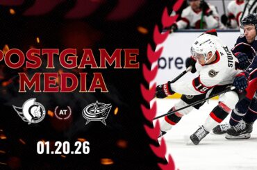 LIVE: Postgame Media OTT 4 CBJ 1