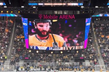 GOLDEN KNIGHTS PAY TRIBUTE TO NIC ROY IN RETURN TO VEGAS