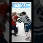 Sharks vs Panthers Goalies Going at It #hockey #shorts