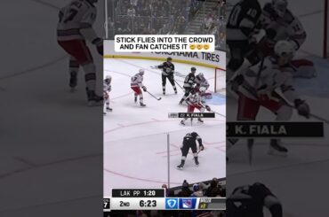 SOUVENIR OF A LIFETIME! 😳  #lakings #hockey #gokingsgo #nhl