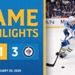 Game Highlights: Jets 3, Blues 1