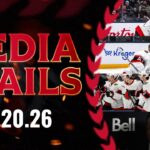 Tim Stützle, Thomas Chabot, James Reimer, Travis Green Postgame Media vs CBJ