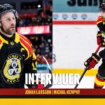 Johan Larsson och Michal Kempný efter segern mot Luleå