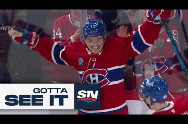 GOTTA SEE IT: Cole Caufield Rips A Game-Winner With Seconds On The Clock