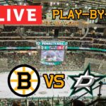 LIVE: Boston Bruins VS Dallas Stars PART 2 Commentary/Scoreboard!! #nhlbruins