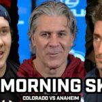 Jared Bednar on Nichushkin's Availability & Avs Room READY Before Game vs Anaheim Ducks