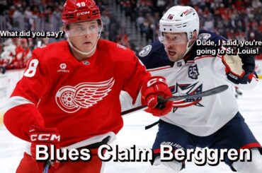 Blues Claim Berggren, Bruins Claim Kolyachonok, Skinner Starts vs Oilers, Injury News