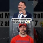 “We just had the beLEAF” Marchand 😅