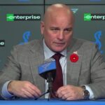 Blues coach Jim Montgomery praises Matthew Kessel's assertiveness and aggressiveness