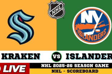 🔴LIVE : New York Islanders Vs Seattle Kraken | NHL 2026 | NHL Live SCOREBOARD