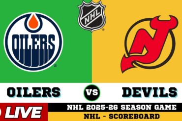 New Jersey Devils Vs Edmonton Oilers | NHL 2026 | NHL Live SCOREBOARD | Jan 21 2026
