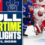 Detroit Red Wings at Toronto Maple Leafs | FULL Overtime Highlights - January 21, 2026