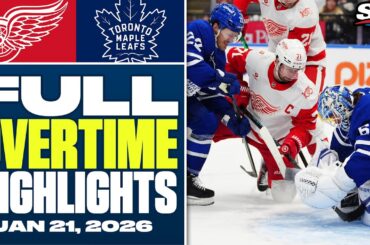 Detroit Red Wings at Toronto Maple Leafs | FULL Overtime Highlights - January 21, 2026