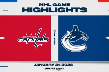 NHL Highlights | Capitals vs. Canucks - January 21, 2026