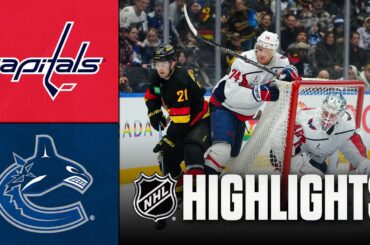 Capitals vs. Canucks | NHL Highlights | January 21, 2026