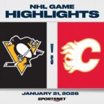 NHL Highlights | Penguins vs. Flames - January 21, 2026