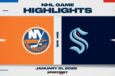 NHL Highlights | Islanders vs. Kraken - January 21, 2026