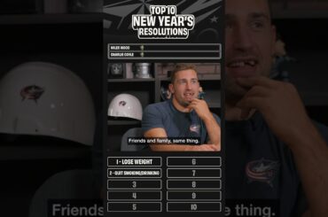 TOP 10 NEW YEAR'S RESOLUTIONS! 🥳 Miles Wood and Charlie Coyle Get COMPETITIVE in Pros Who Knows! 🤣