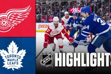 Red Wings vs. Maple Leafs | NHL Highlights | January 21, 2026