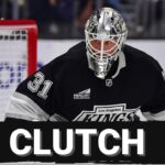 The LA Kings get a big two points but lose star goalie Darcy Kuemper to a concerning injury