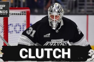 The LA Kings get a big two points but lose star goalie Darcy Kuemper to a concerning injury