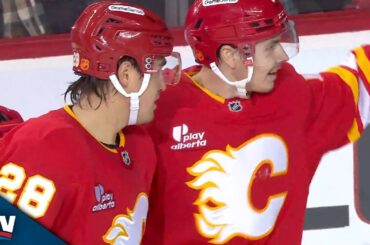 Zach Whitecloud Records First Point As A Flame With Assist On Yegor Sharangovich Goal