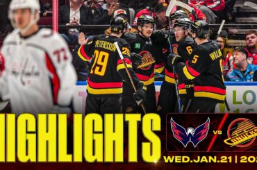 Game in 10 | Vancouver Canucks vs. Washington Capitals Highlights (Jan 21, 2026)