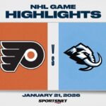 NHL Highlights | Flyers vs. Mammoth - January 21, 2026