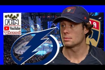 Carter Verhaeghe, Panthers Morning Skate: Florida Back in Tampa to face Rival Lightning