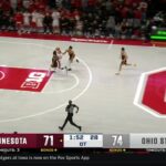 Colin White STEAL & SCORE in OT vs. Minnesota | Ohio State Basketball