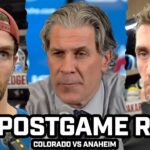 Jared Bednar & Avs Disappointed & Frustrated After Shootout LOSS vs Ducks