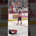Jack Hughes NJ Devils Talks To Islanders Bench #njdevils #shorts #shortsvideo #shortvideo #short