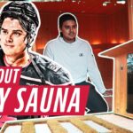 Inside look at Sebastian Aho’s sauna in Carolina 😅
