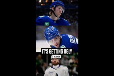 "It's getting ugly... and it feels like it could veer uglier." 😬 #CJShow #Canucks #NHL