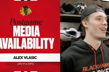 "We took the chances that were given to us." | Alex Vlasic Postgame 1.19.26