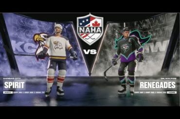 NAHA 2025-26 Season - Kansas City Spirit (6-2-3) @ Milwaukee Renegades (5-6-1)