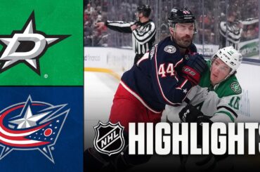 Stars vs. Blue Jackets | NHL Highlights | January 22, 2026